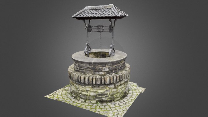 Historic Fountain, Kues 3D Model