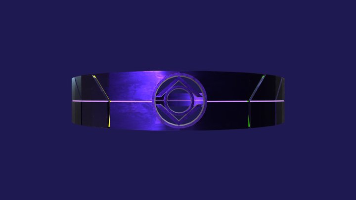 Indigo Tribe Ring 3D Model