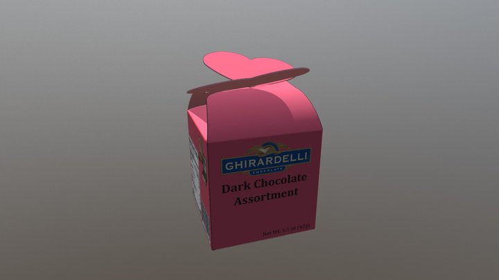 PKG491: Valentines Day Package 3D Model
