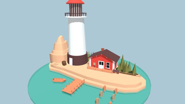 Beacon 3D Model