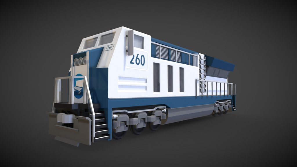 Blockbench Locomotive