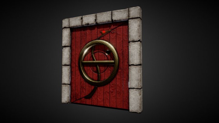 Doors to the Dagger - Tomb Raider II 3D Model