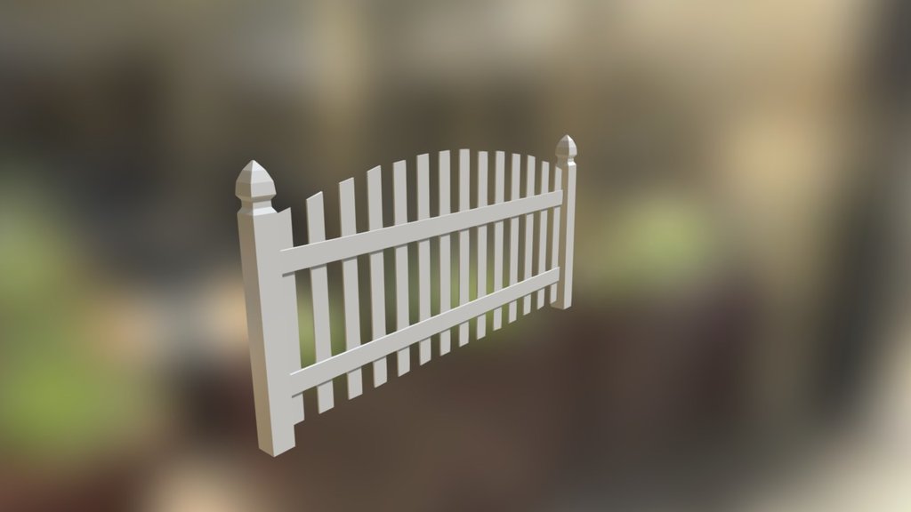 Tall fence 2 — Sketchfab embed 3D viewer