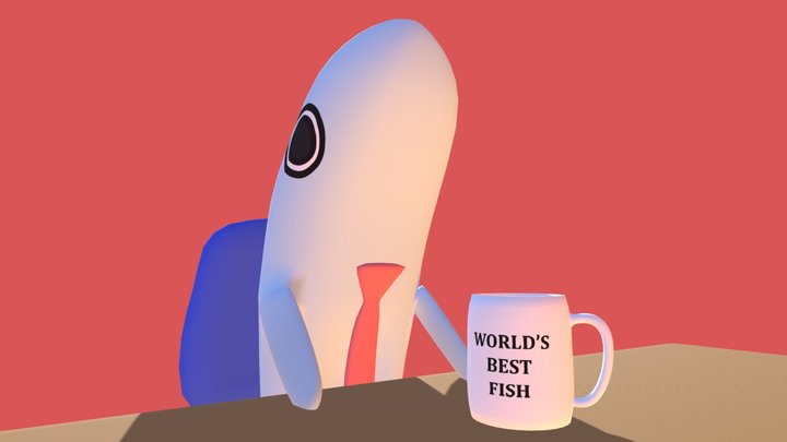 Corporate Fish 3D Model