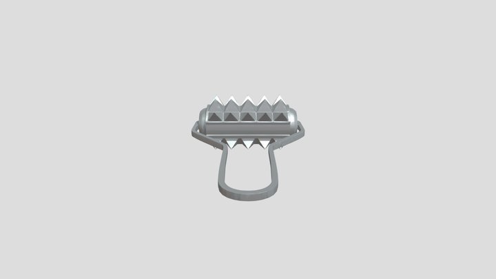 spiked massage roller tool 3D Model
