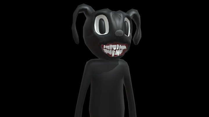 Cartoon Dog P1 3D Model
