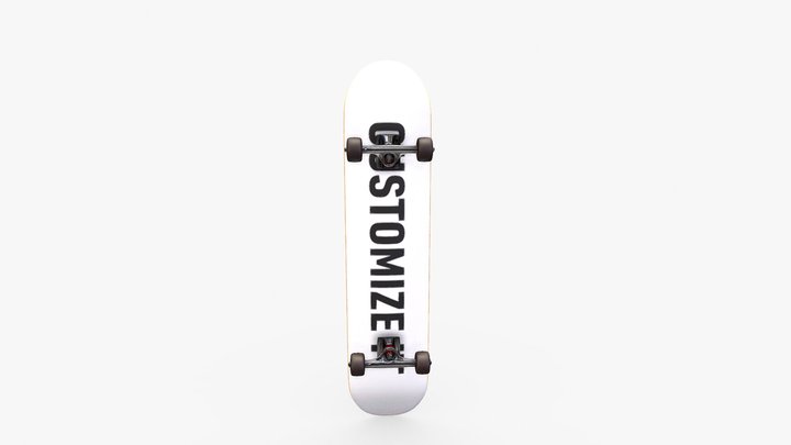 Customise it Skateboard (Standard) 3D Model