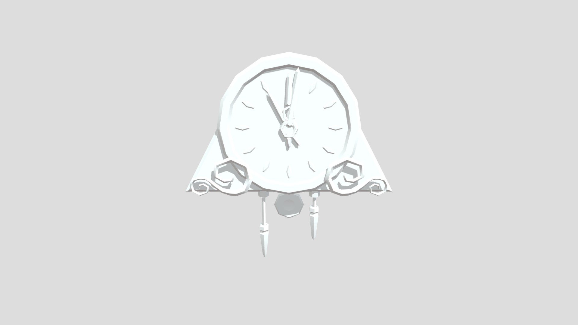 Clock - Download Free 3D model by Glitching Light (@noy89119) [3135cfc ...