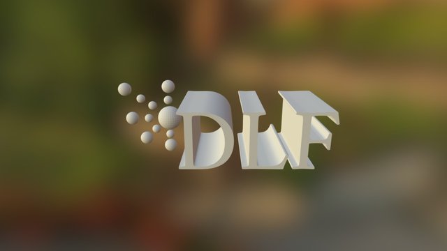 DLF Logo 3D Model