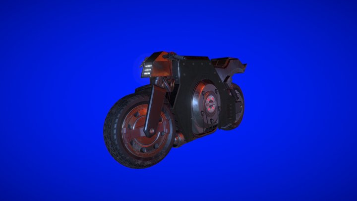 MTR-01 Motorcycle 3D Model