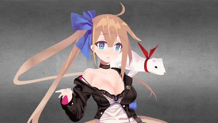 girlfrontline_FAL 3D Model