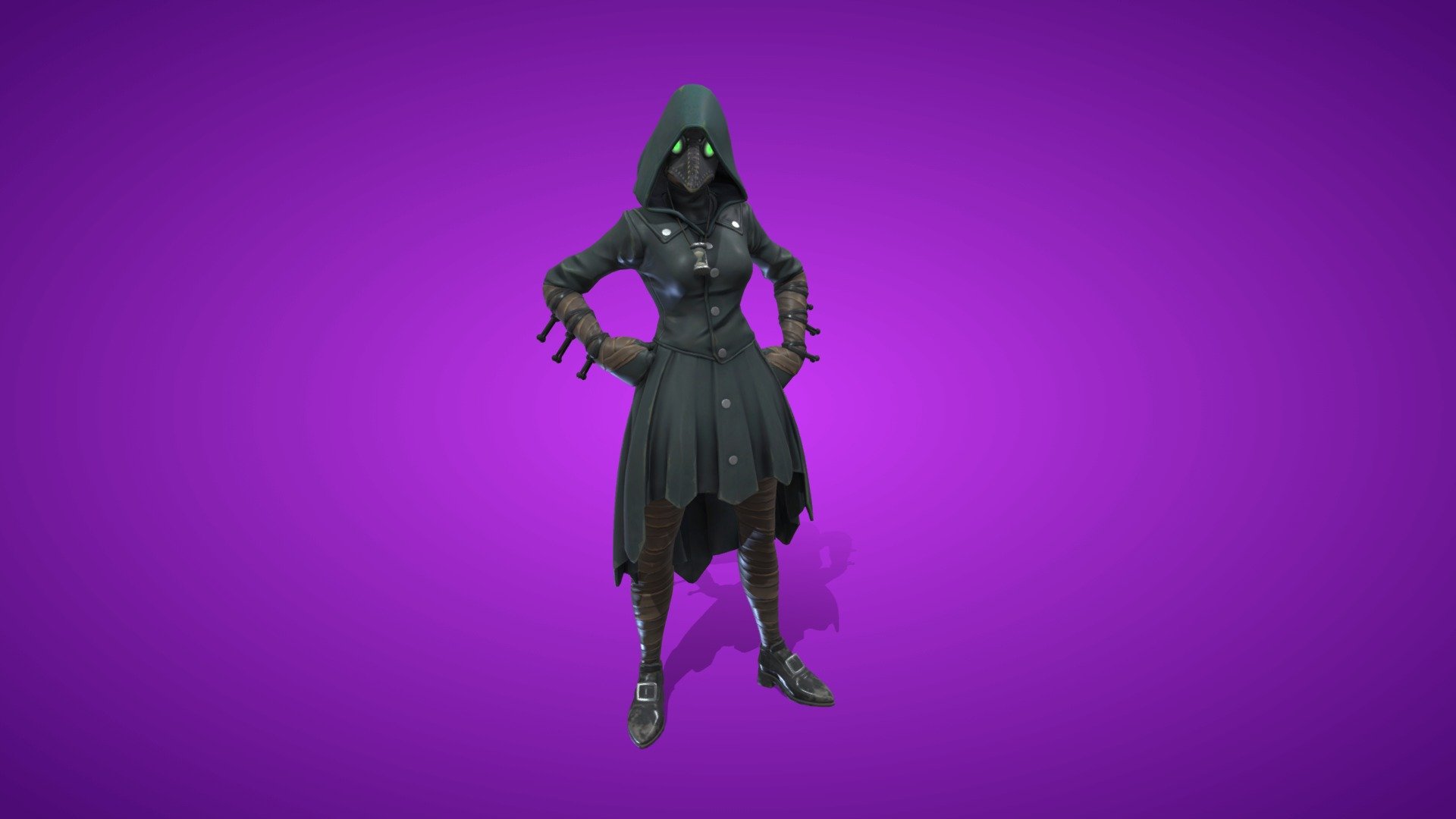 Scourge Outfit - 3D model by Fortnite Skins (@fortniteskins) [31375a9 ...