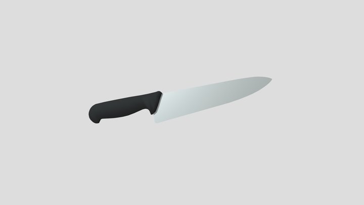 Kitchen Knife 3D Model