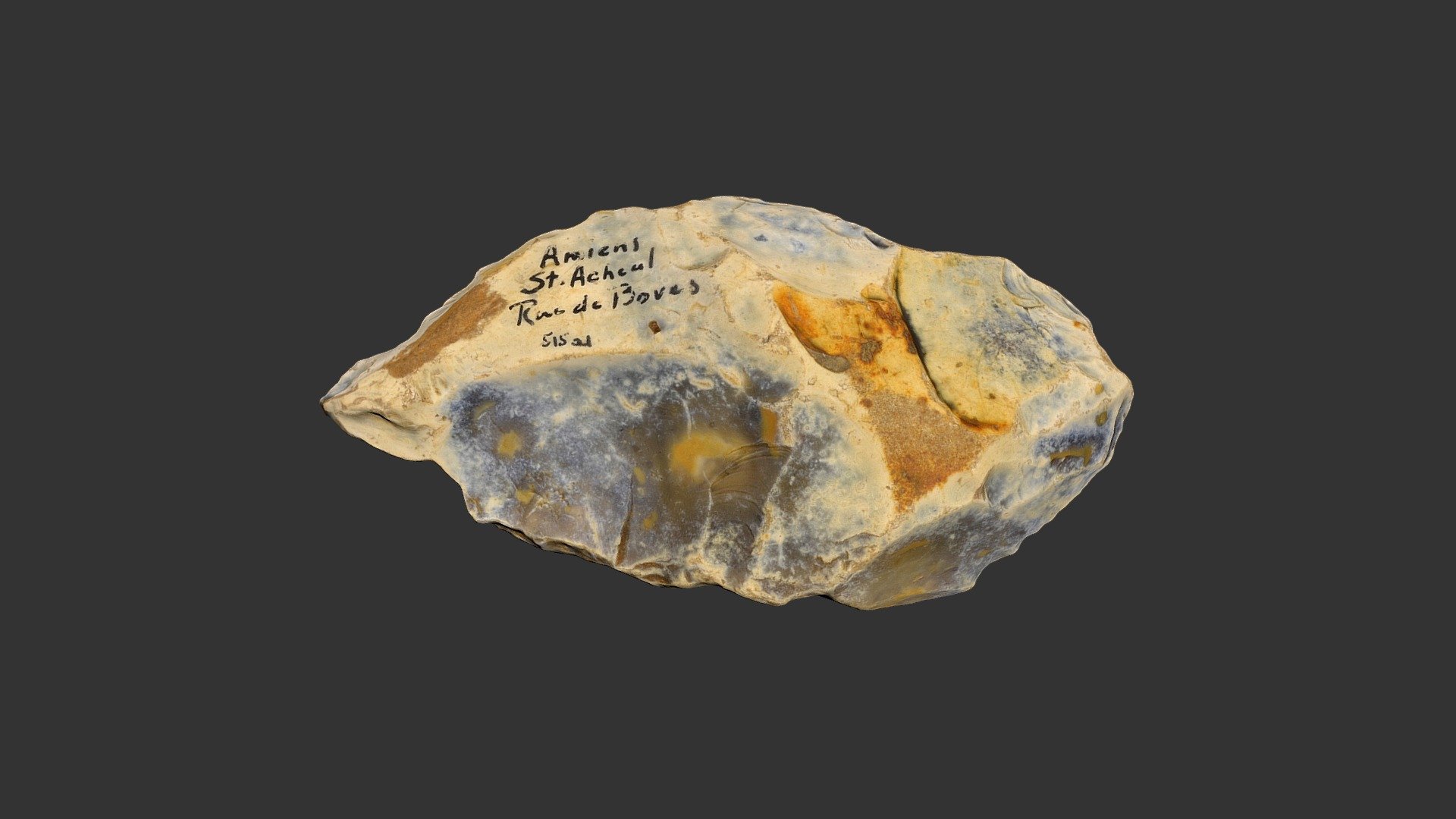 Acheulean Hand Axe (515a1-2)