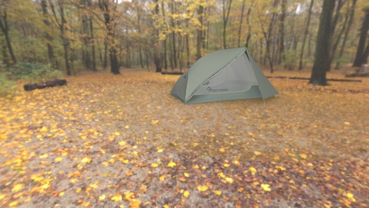 Sea to Summit Alto TR2 Grey Fly and Inner 3D Model