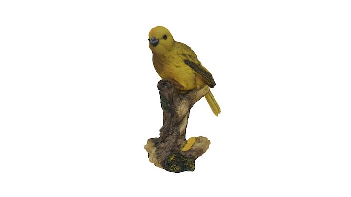 Figurine of American Yellow Warbler 3D Model