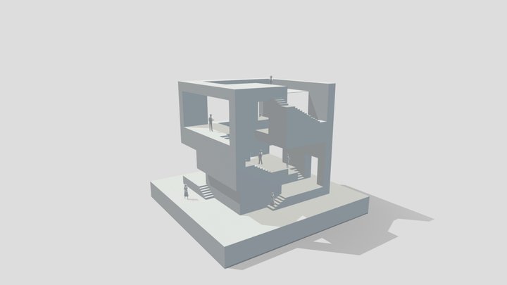 EJERCICIO SUSTRACCIÓN 3D Model
