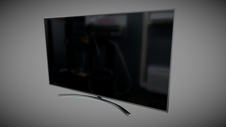 70" TV 3D Model