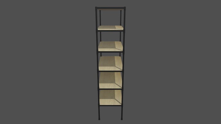 Bookcase 3D Model