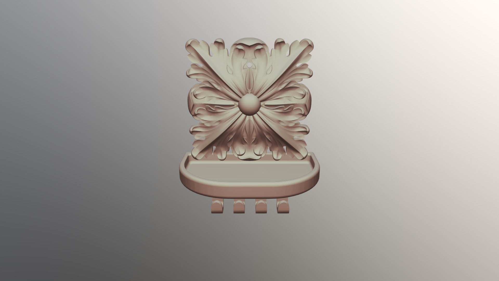 Wall Shelf Water Blessing Basin