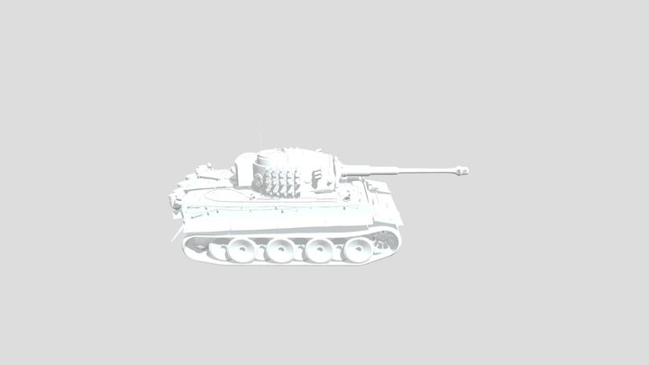 TigerI Lowpoly 3D Model