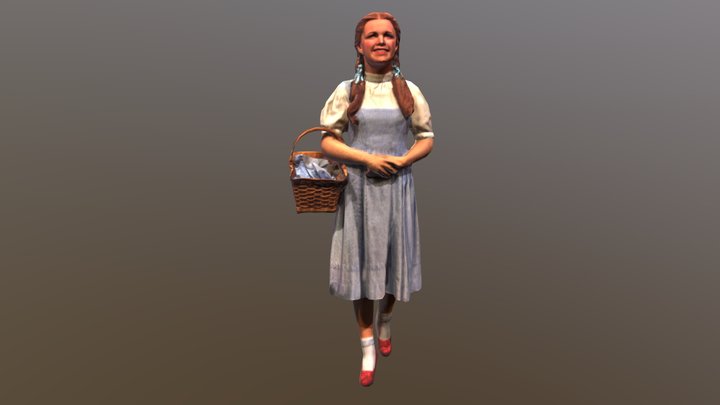 Judy Garland (Wizard Of Oz) – Free 3D Model STL