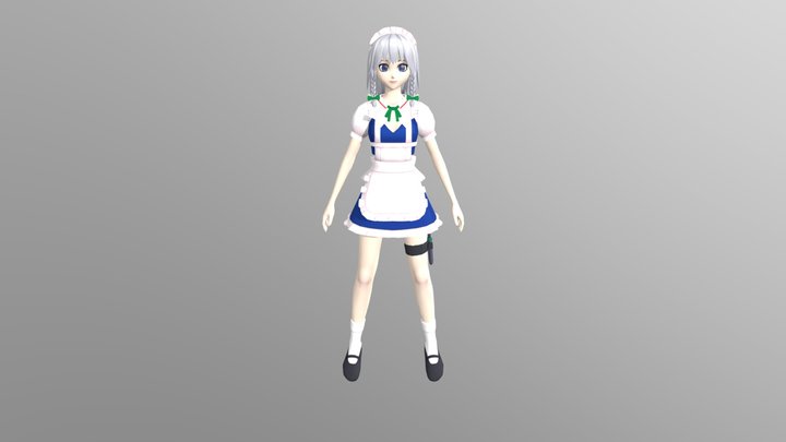 THMSS2. Izayoi Sakuya. version 1.04 3D Model