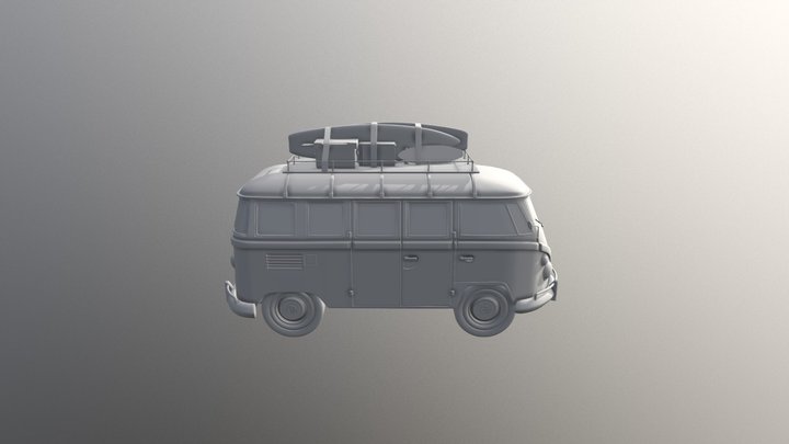 VW Camper 3D Model