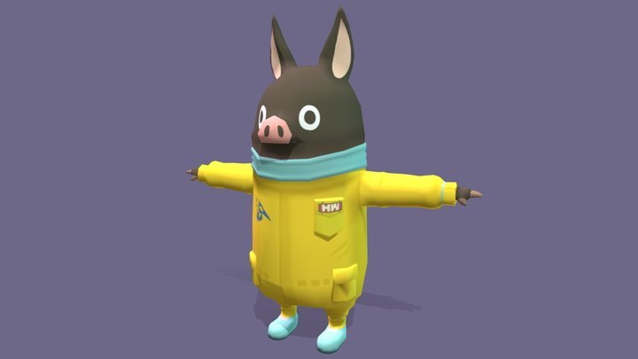 イナズマデリバリー_study 3D Model