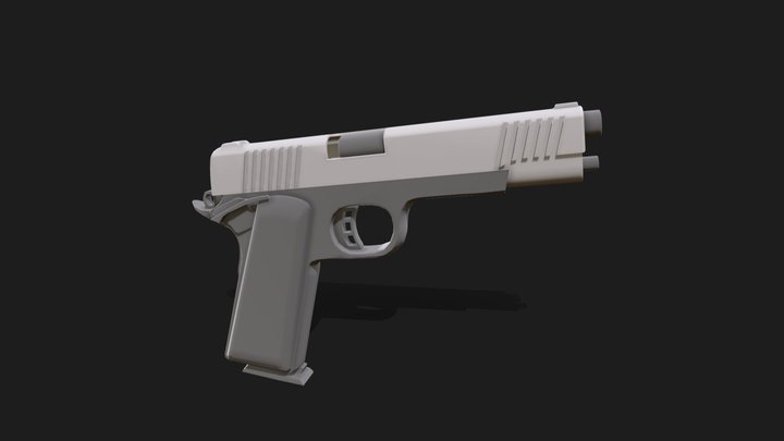 1911 Animated 3D Model