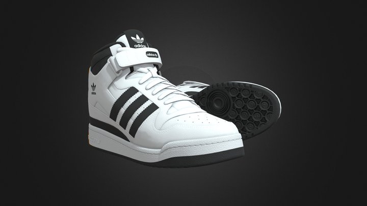 Adidas Forum Sneaker_PBR model 3D Model