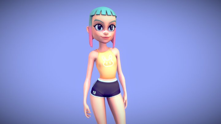 Stylized character 3D Model