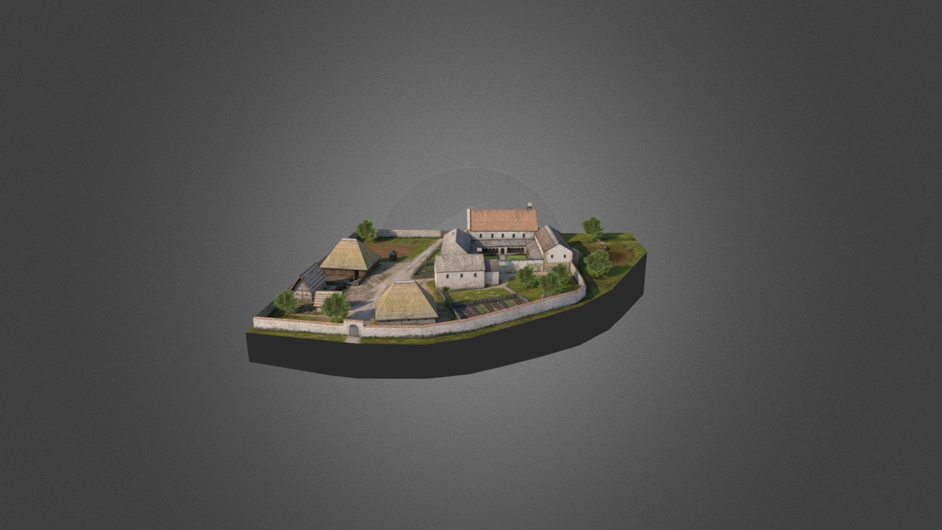 Kloster v2 3D model by bildebene.ch (Roger_Bacon) [313cfd4] Sketchfab