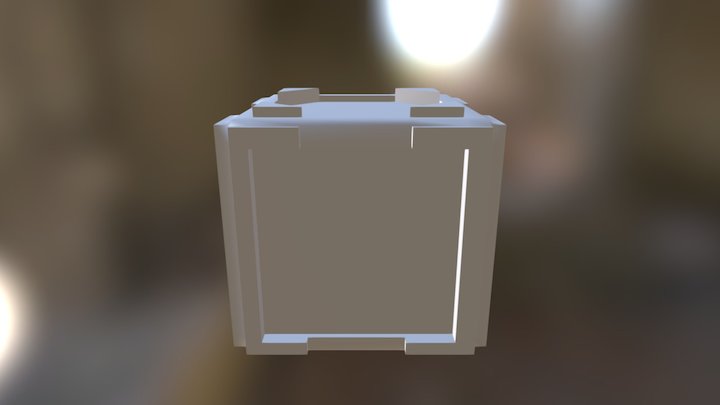 Crate 3D Model