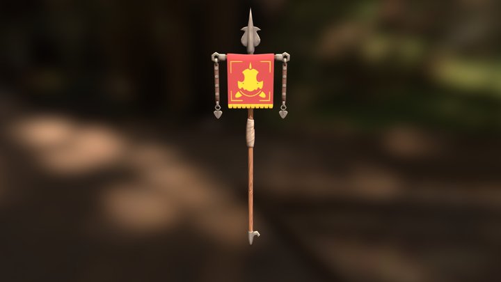 Vexillum Banner | Prop Design 3D Model