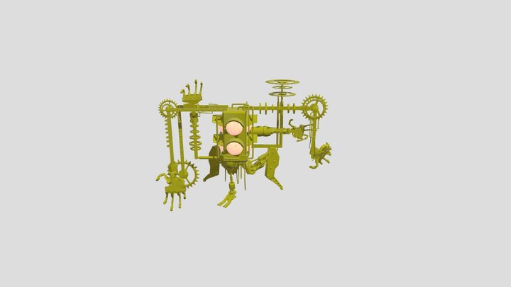 animal-company-redgreen 2 3D Model
