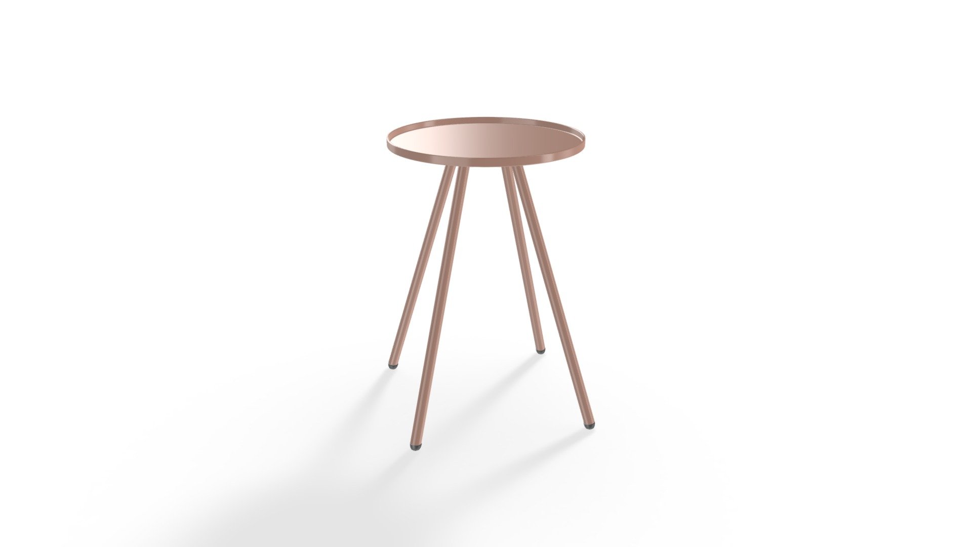Alana Bedside Table, Copper