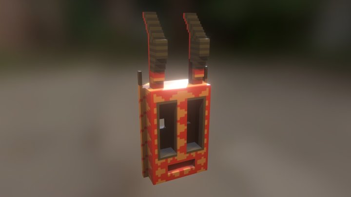 Wallu dogon mask 3D Model