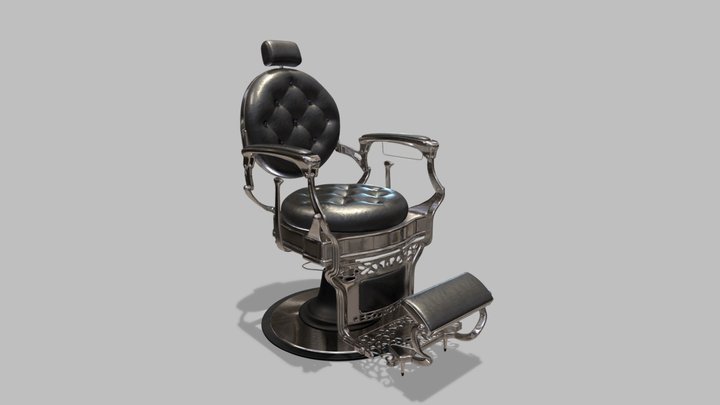 Capone Barber Chair 3D Model