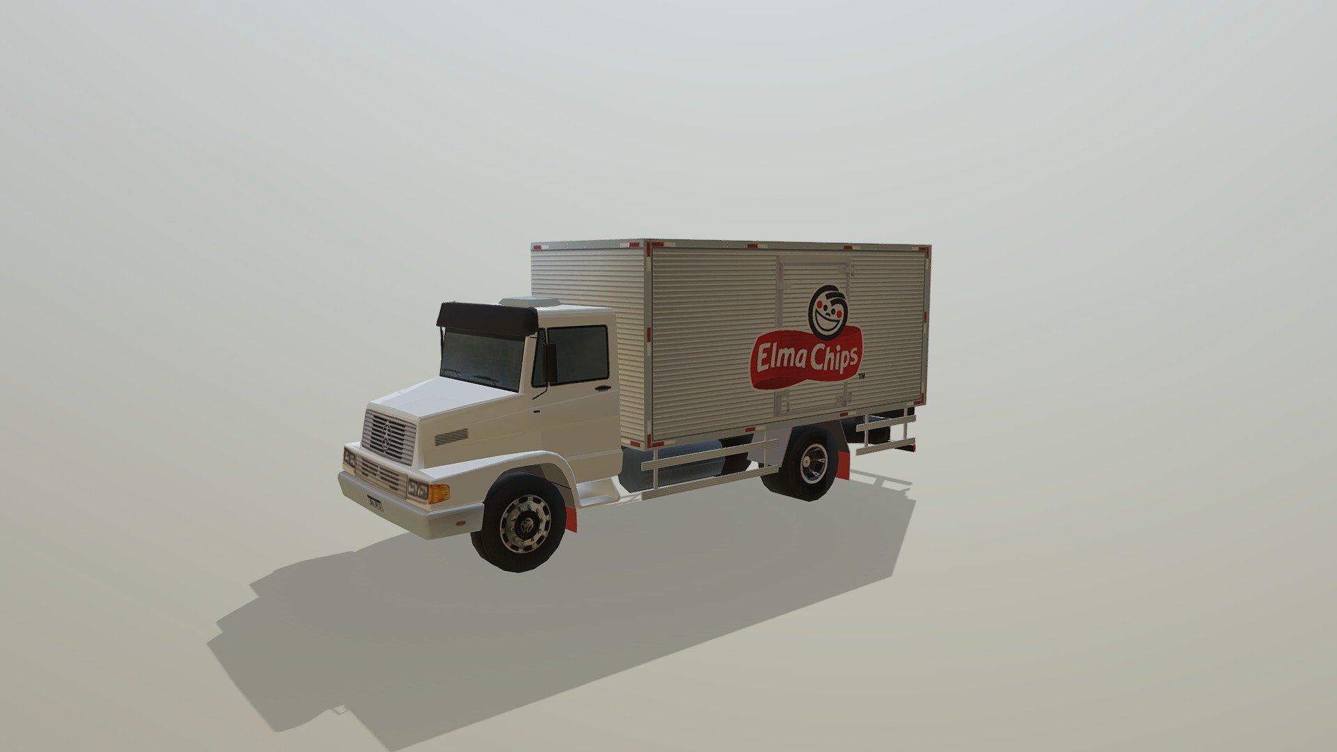 Mercedes Benz 1214 - Box truck - 3D model by therustycrane [313f50d ...