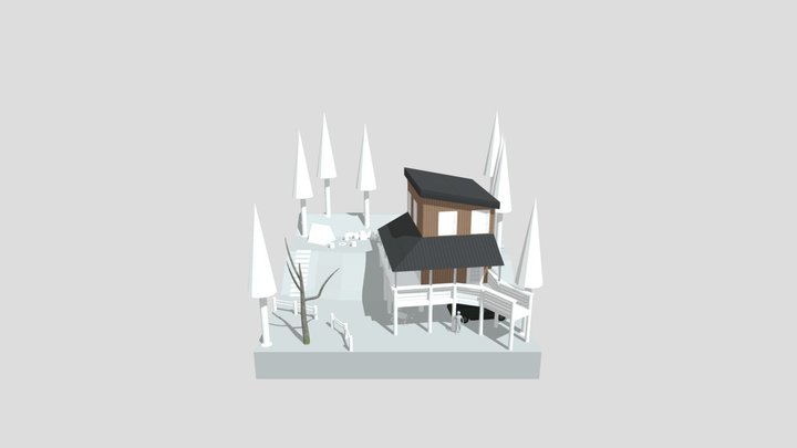 Eco House: Work in progress 3D Model
