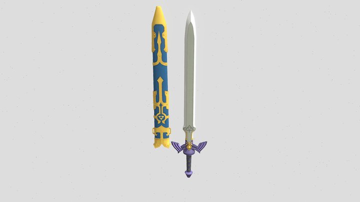 Master Sword 3D Model