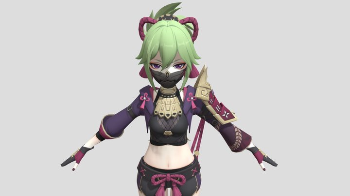 Kuki Shinobu 3D Model