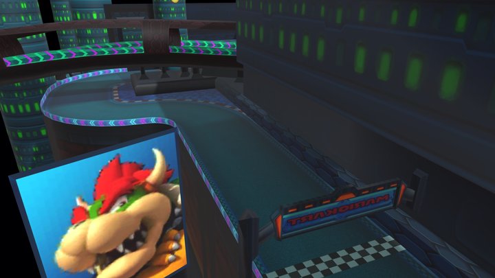3DS - Mario Kart 7 - Race Courses - Neo Bowser C