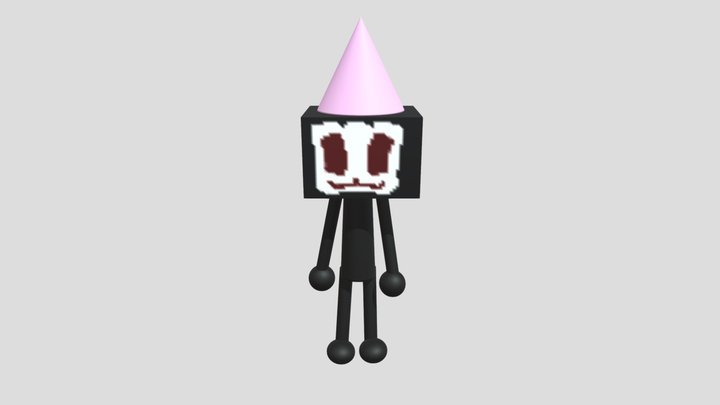 Party tv! Dandy’s world oc 3D Model