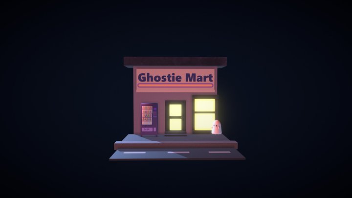 Ghostie Mart! 3D Model