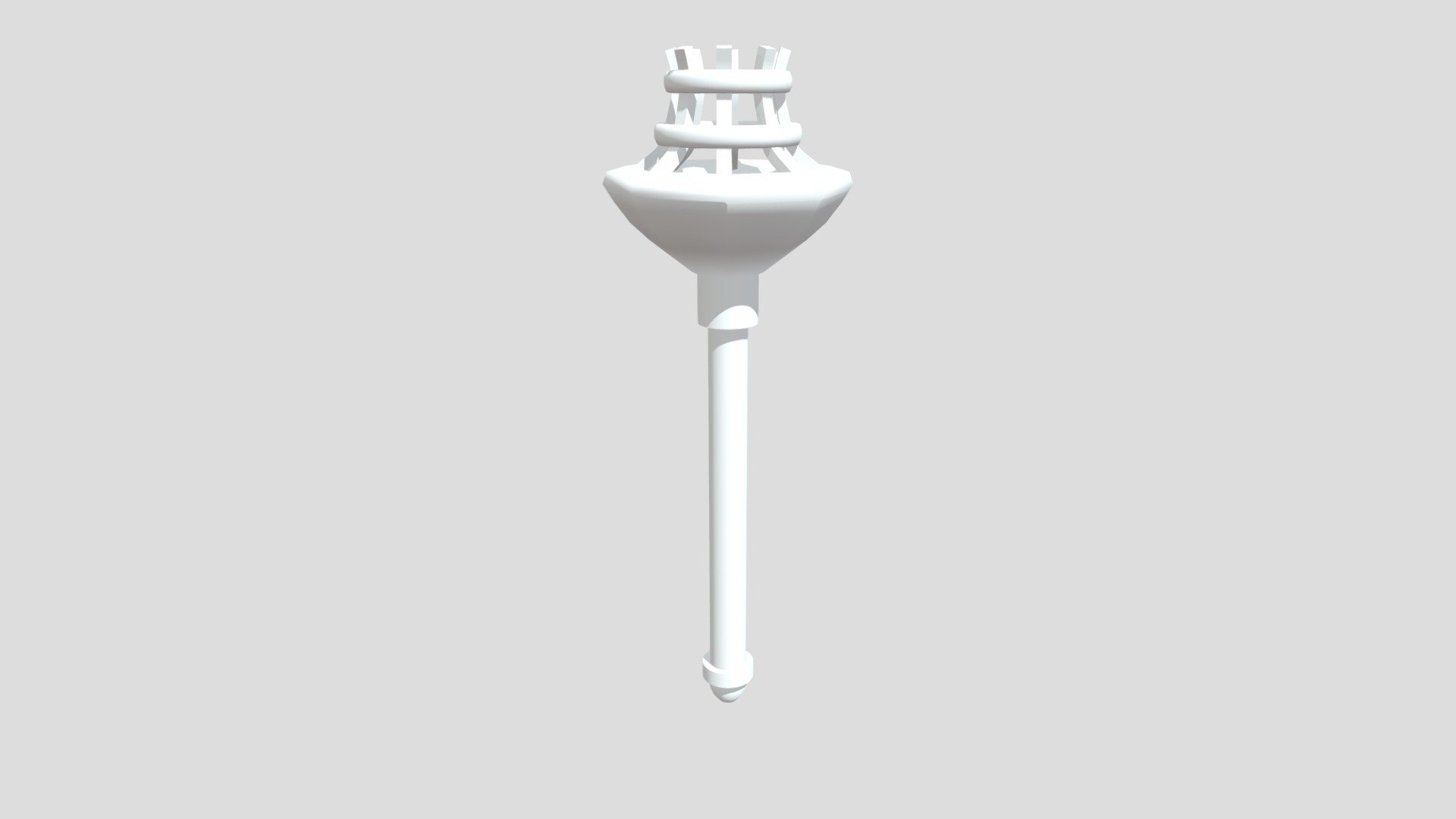 Stand  Torch 002 - Download Free 3d Model By Dfh Sikky [3141d52 