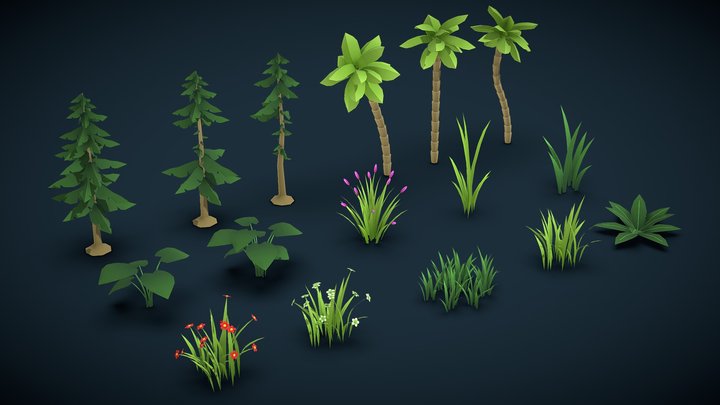 Bush 3D models - Sketchfab