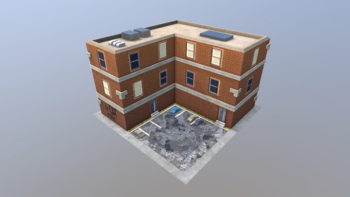 Building apartments 3D Model
