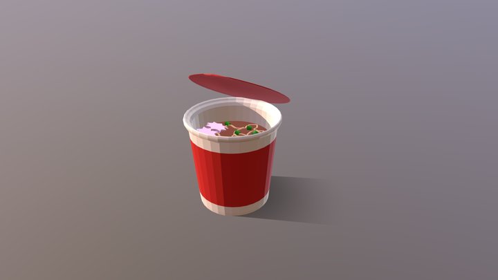 Cup Noodles 3D Model